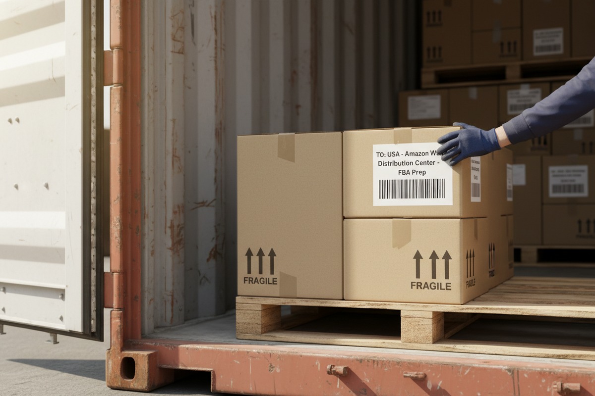 AWD Auto-Replenishment Supply Chain Amazon AWD auto-replenishment feature automatically transferring inventory to FBA fulfillment centers (ID#5)