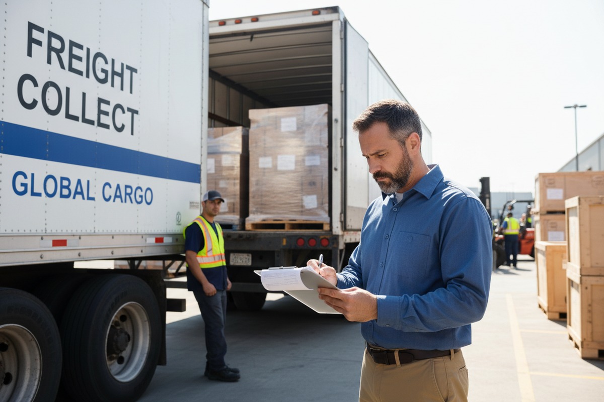 Controlling Cargo Shipping Process Managing cargo control through freight prepaid terms and carrier selection during the shipping process (ID#4)