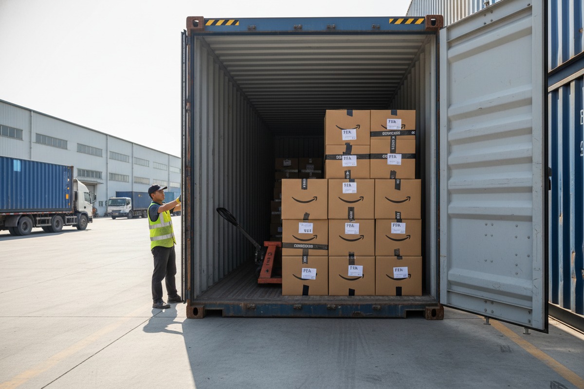 Amazon FBA Container Requirements Impact of container size on Amazon FBA delivery and palletization requirements (ID#4)