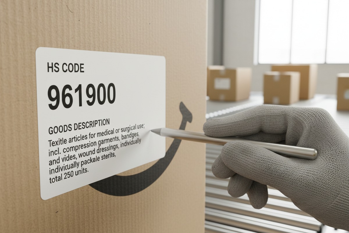 Required data for ICS2 compliance including HS codes, EORI numbers, and precise goods descriptions (ID#4)