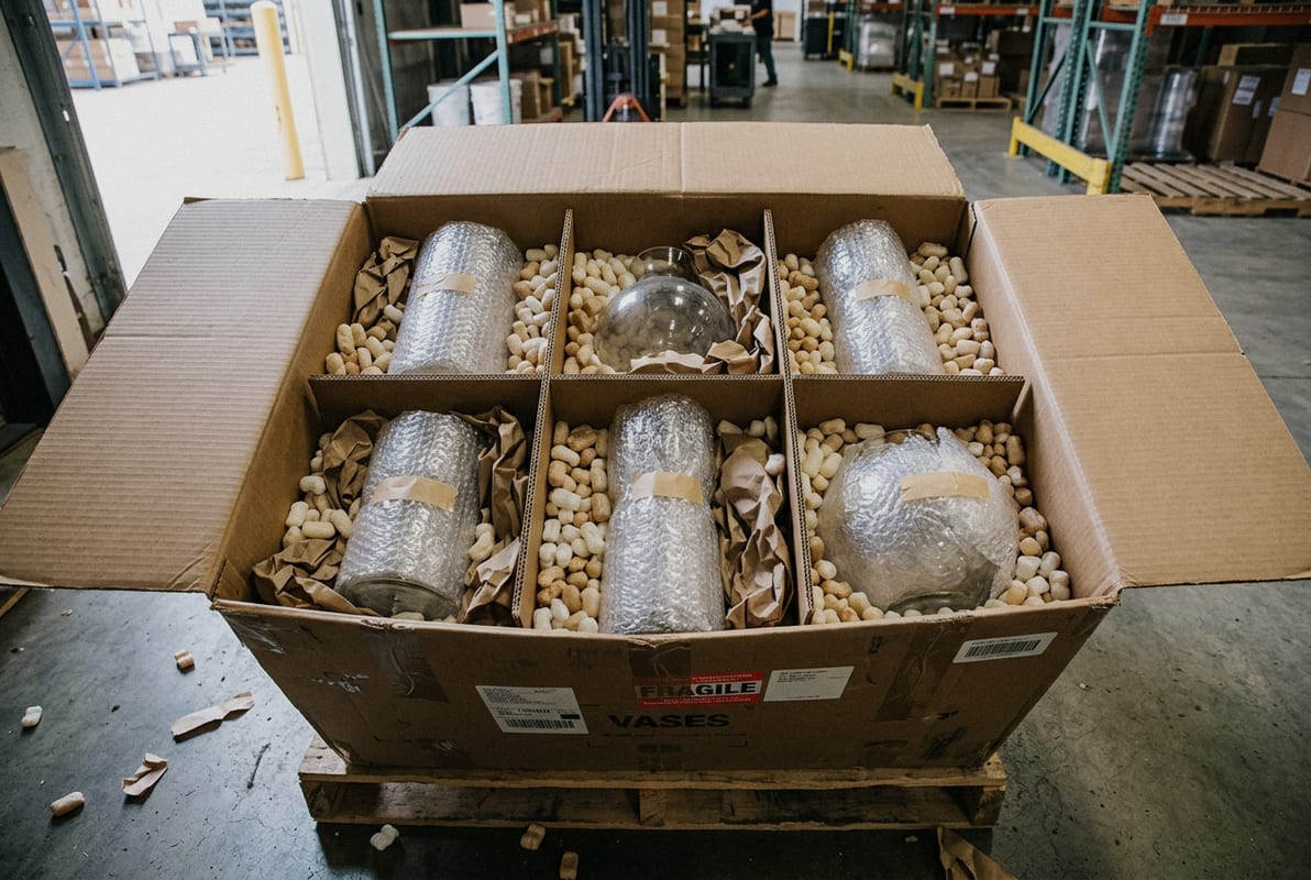 Meeting Amazon FBA packaging requirements for fragile items with drop tests and stickers (ID#4)