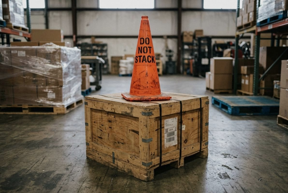 Wooden crates providing superior protection for high-value and fragile products during international shipping (ID#3)