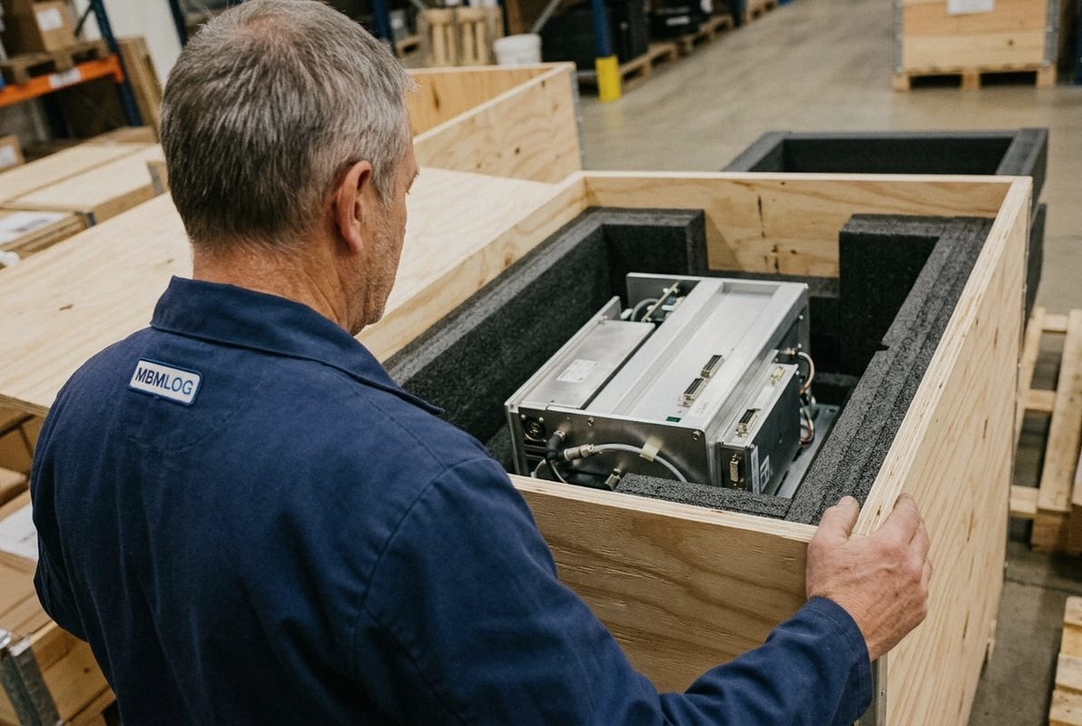 Amazon FBA packaging requirements favoring cardboard boxes over wooden crates for warehouse delivery (ID#4)
