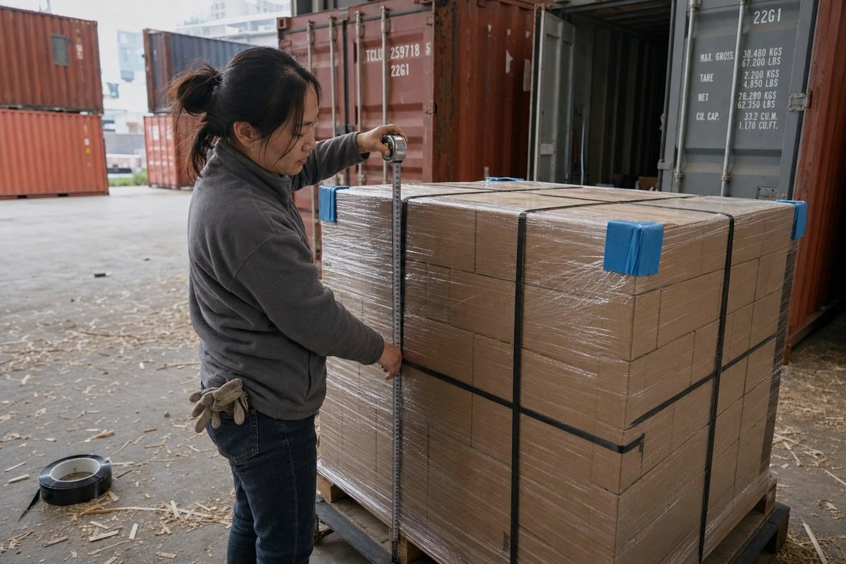 Amazon FBA Compliance Meeting Amazon FBA palletizing standards with GMA compliant pallets and labels (ID#5)