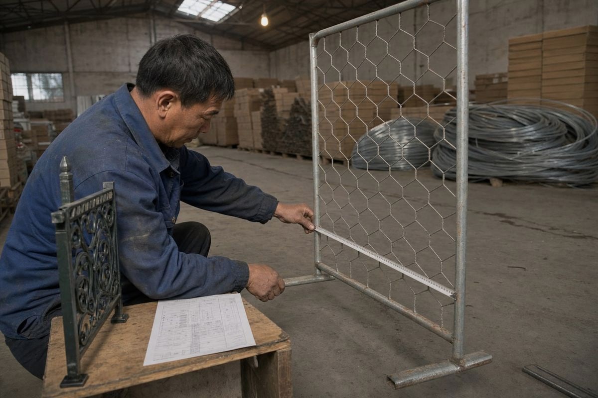 Temporary steel mesh fencing panels subject to US anti-dumping duties unlike permanent garden fencing (ID#2)