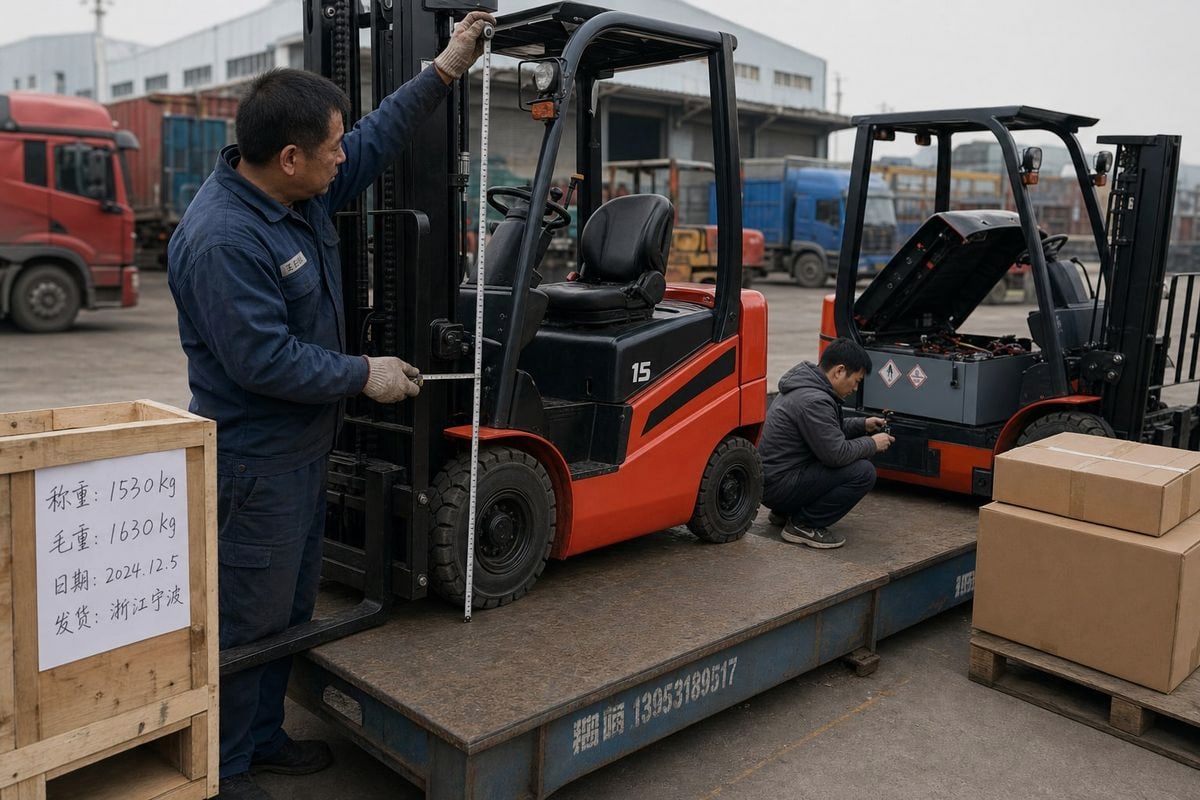 Six key cost factors influencing electric forklift shipping rates from China (ID#2)