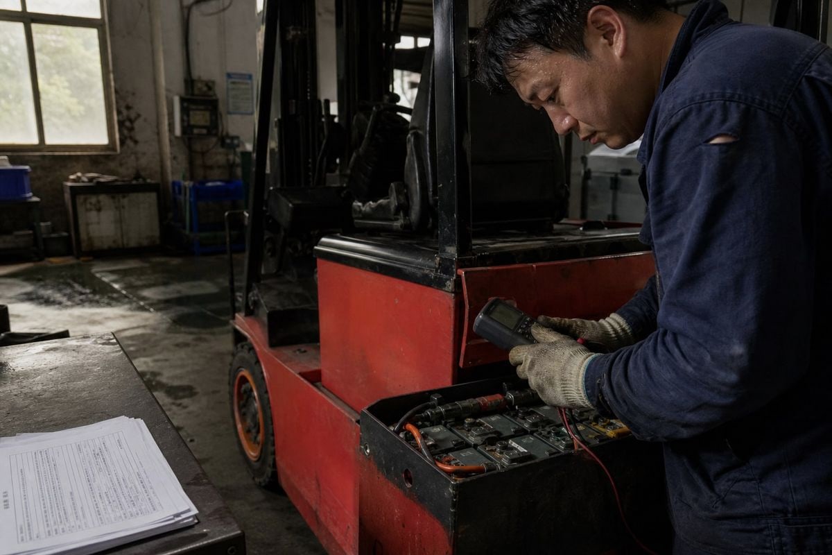 Lithium battery UN3481 shipping requirements and documents for forklift export (ID#3)