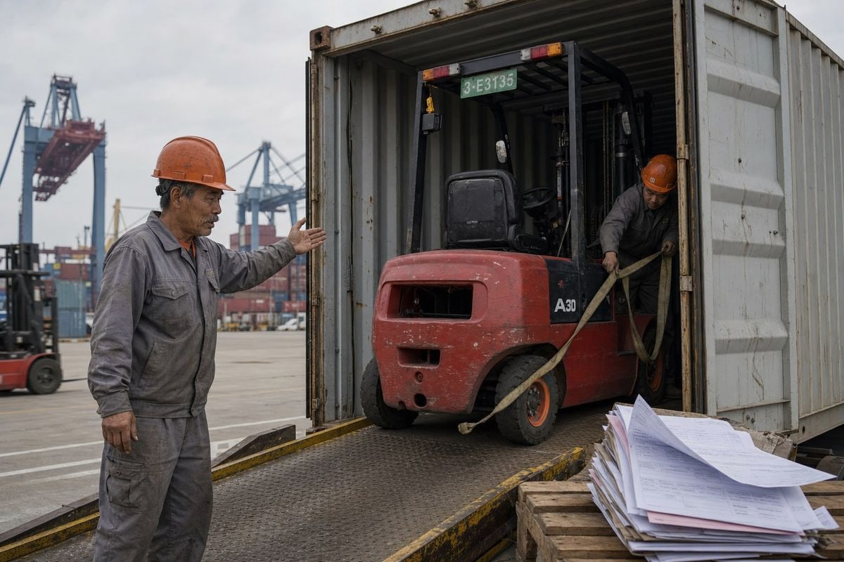 Tips to avoid customs delays and cargo damage during forklift import (ID#5)