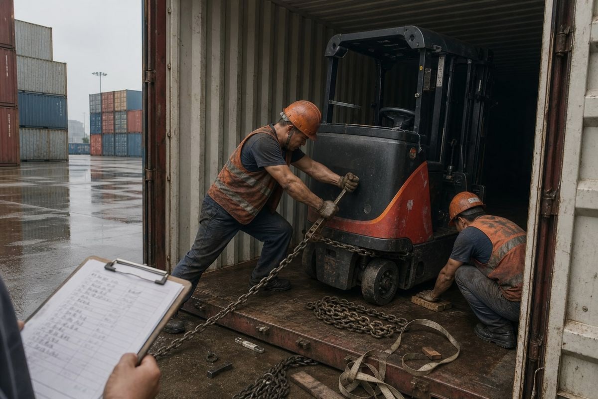 Safe and legal door-to-door shipping requirements for lithium battery forklifts (ID#4)