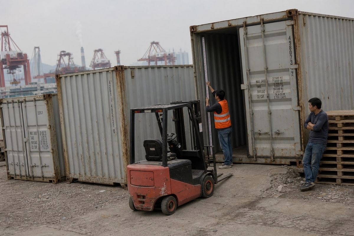 Comparison of 20FT, 40FT, and 40HQ containers for forklift shipments (ID#3)
