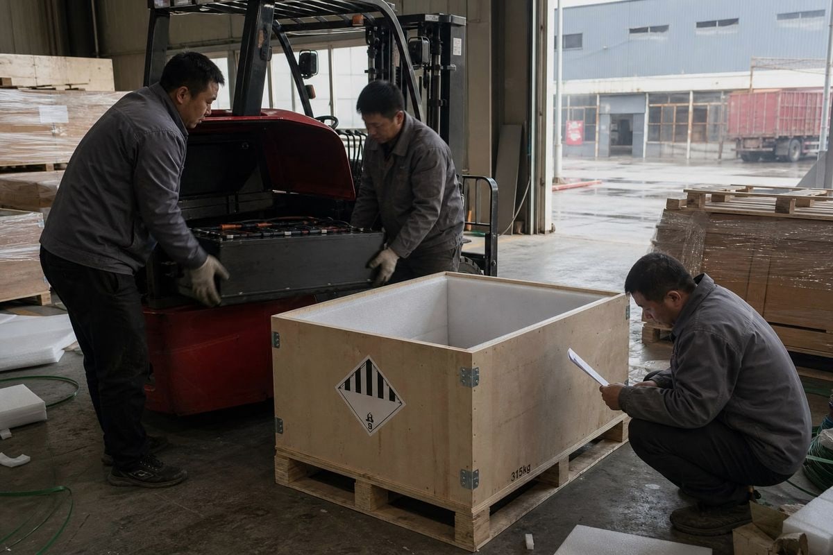 Requesting UN38.3 test reports directly from Chinese forklift manufacturers or suppliers (ID#4)