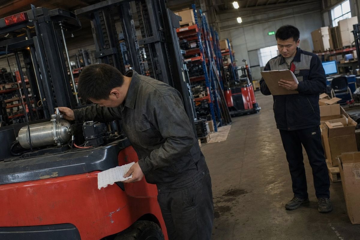 Missing MSDS Shipping Solutions Shipping a forklift when factory cannot provide MSDS documentation directly (ID#4)