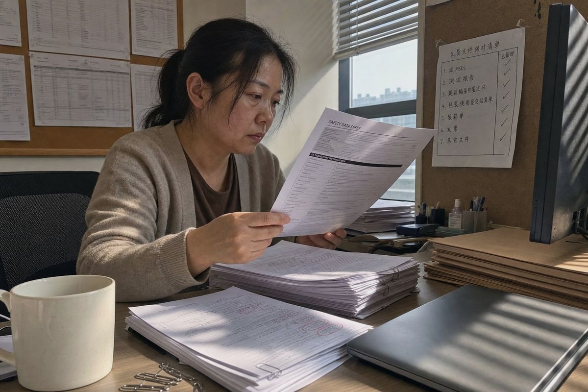 Preparing Battery Shipping Paperwork Supplier and forwarder roles in preparing forklift MSDS and battery paperwork (ID#5)