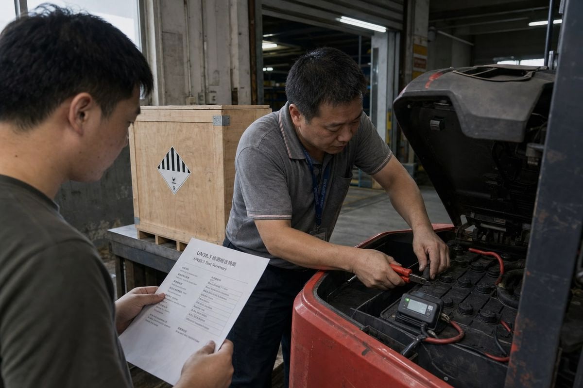 Safety and IMDG regulatory rules for shipping lithium forklift batteries as Class 9 dangerous goods (ID#2)