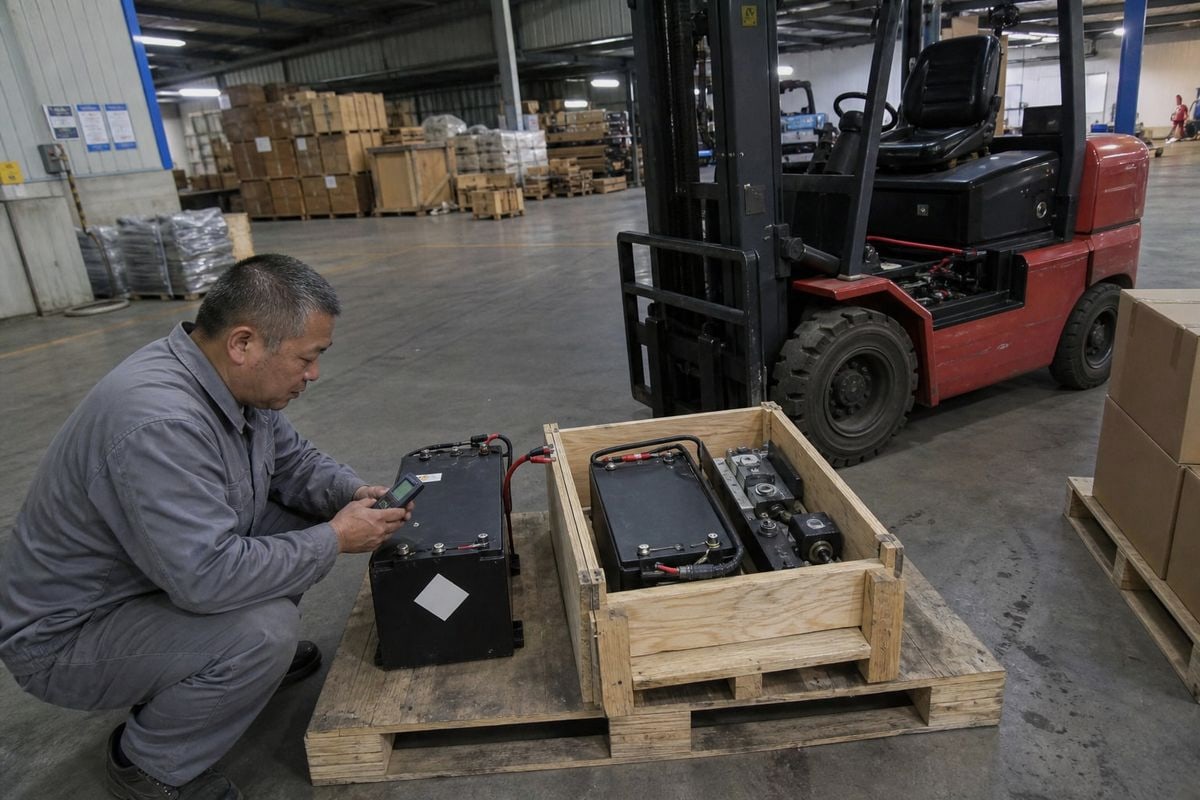 SoC Shipping Requirements Required state of charge percentage limits for shipping lithium forklift batteries by air and sea (ID#2)