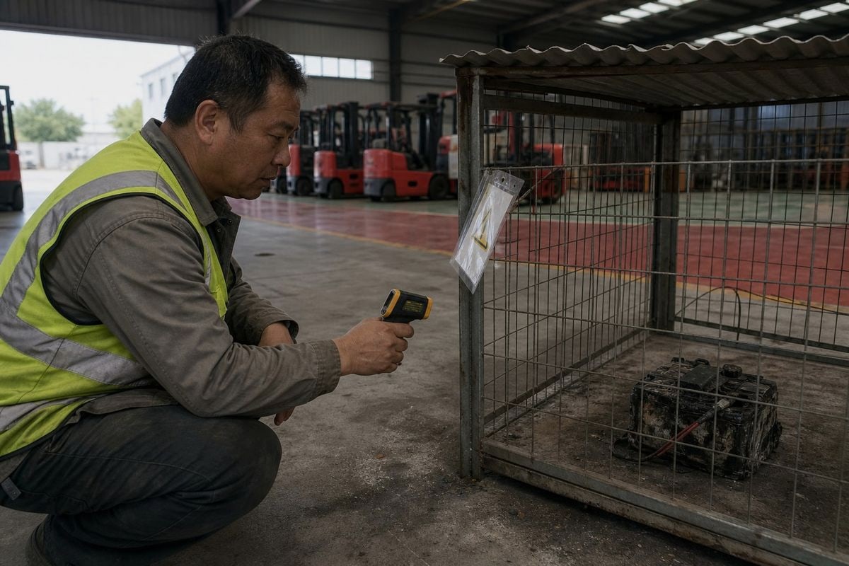 Cost increases from hazmat surcharges when shipping damaged lithium battery forklifts (ID#4)