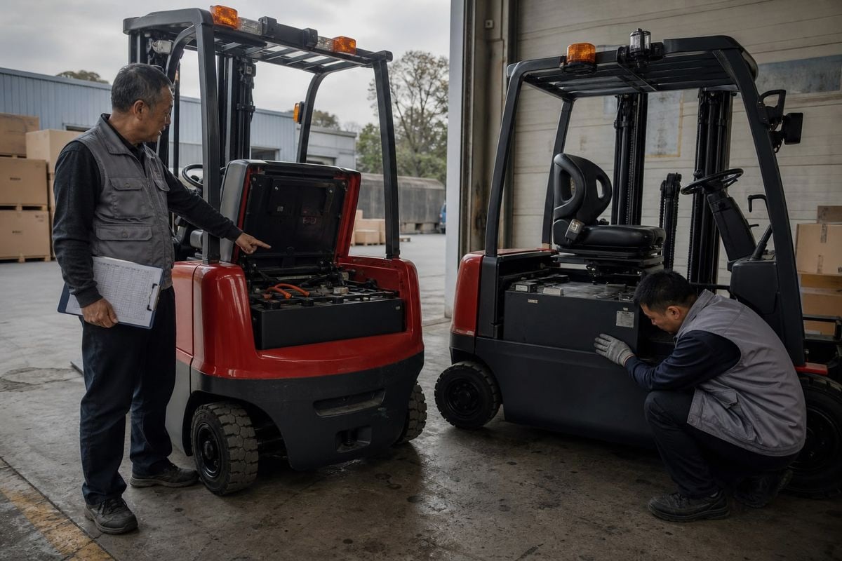 Required battery and forklift data for accurate dangerous goods declaration form (ID#4)