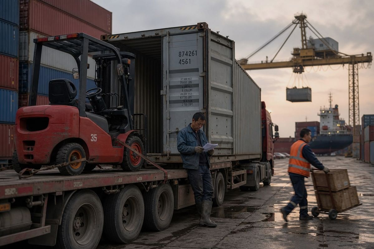 Comparing FCL and LCL shipping options for electric forklift import savings (ID#4)