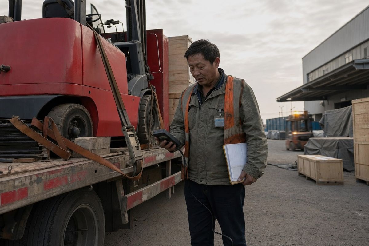 Consolidated shipment from multiple suppliers reducing per-unit forklift shipping cost (ID#5)