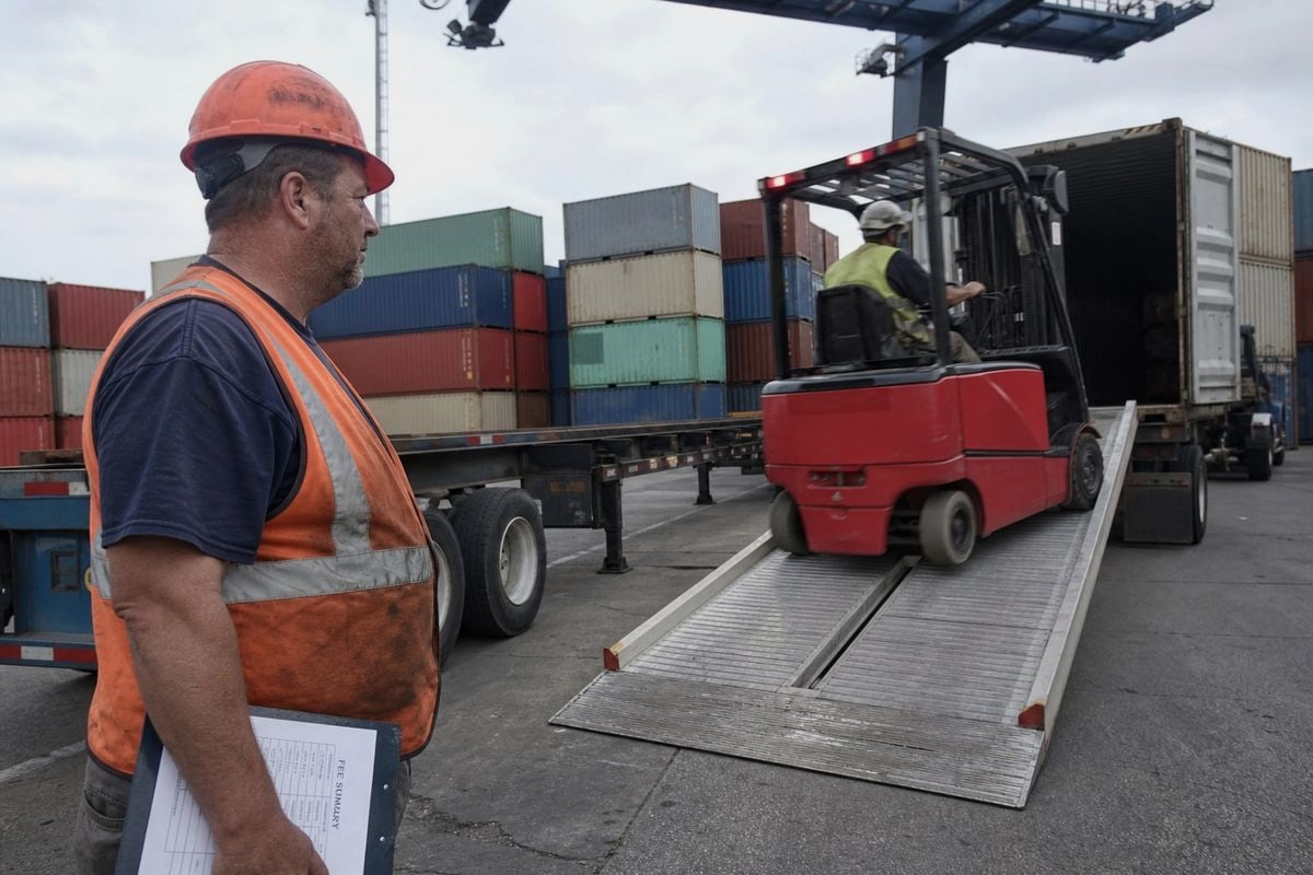 Destination charges expected when importing forklifts from China including fees and storage costs (ID#2)