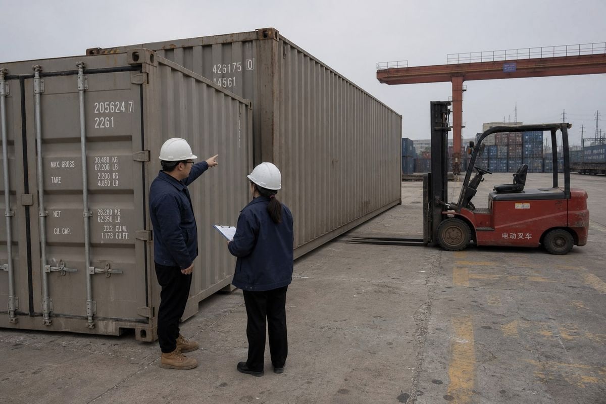 Comparison of 20ft and 40ft containers for shipping electric forklifts from China (ID#3)
