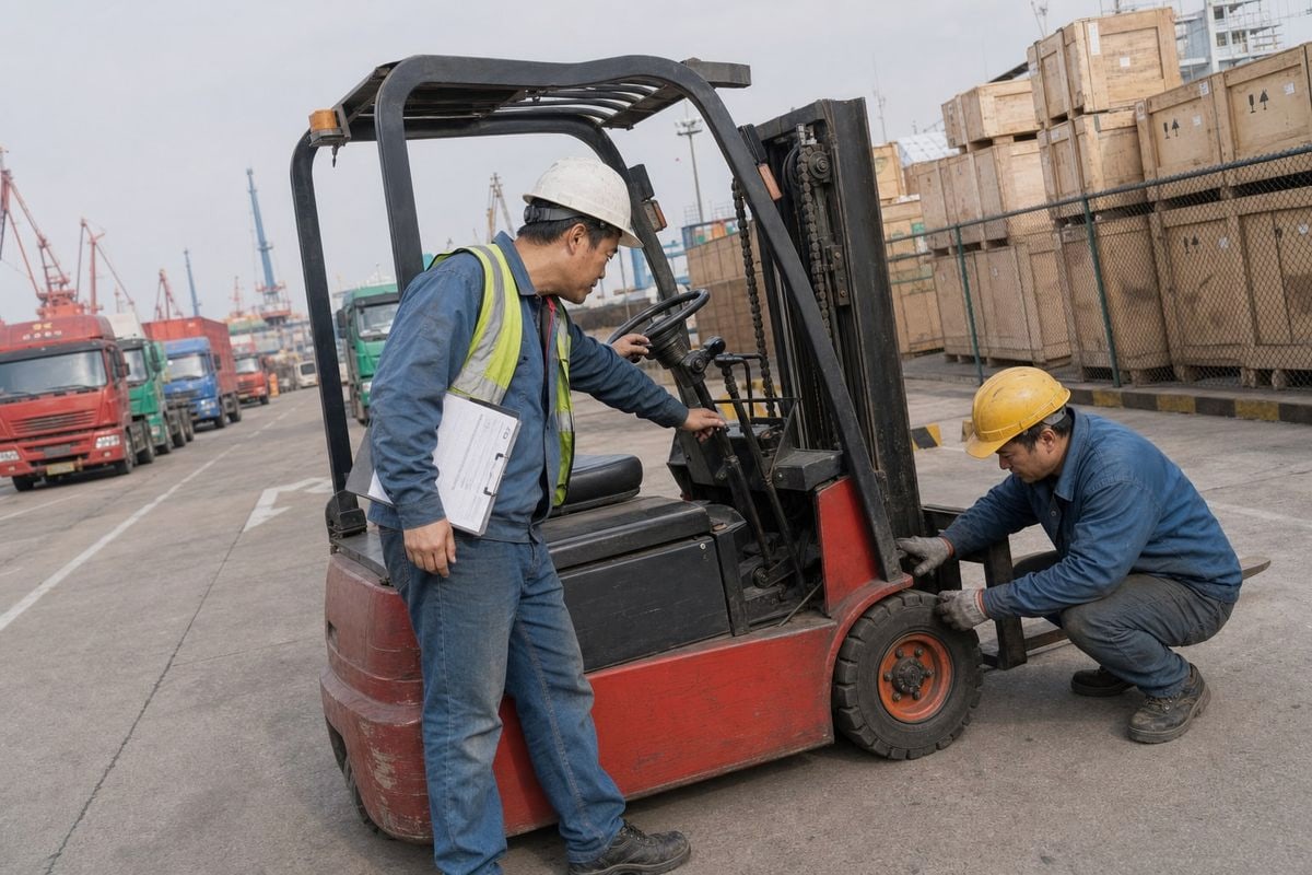 Forklift Types Eligible Diesel, LPG, and electric forklifts qualifying for RoRo shipping transport service (ID#2)