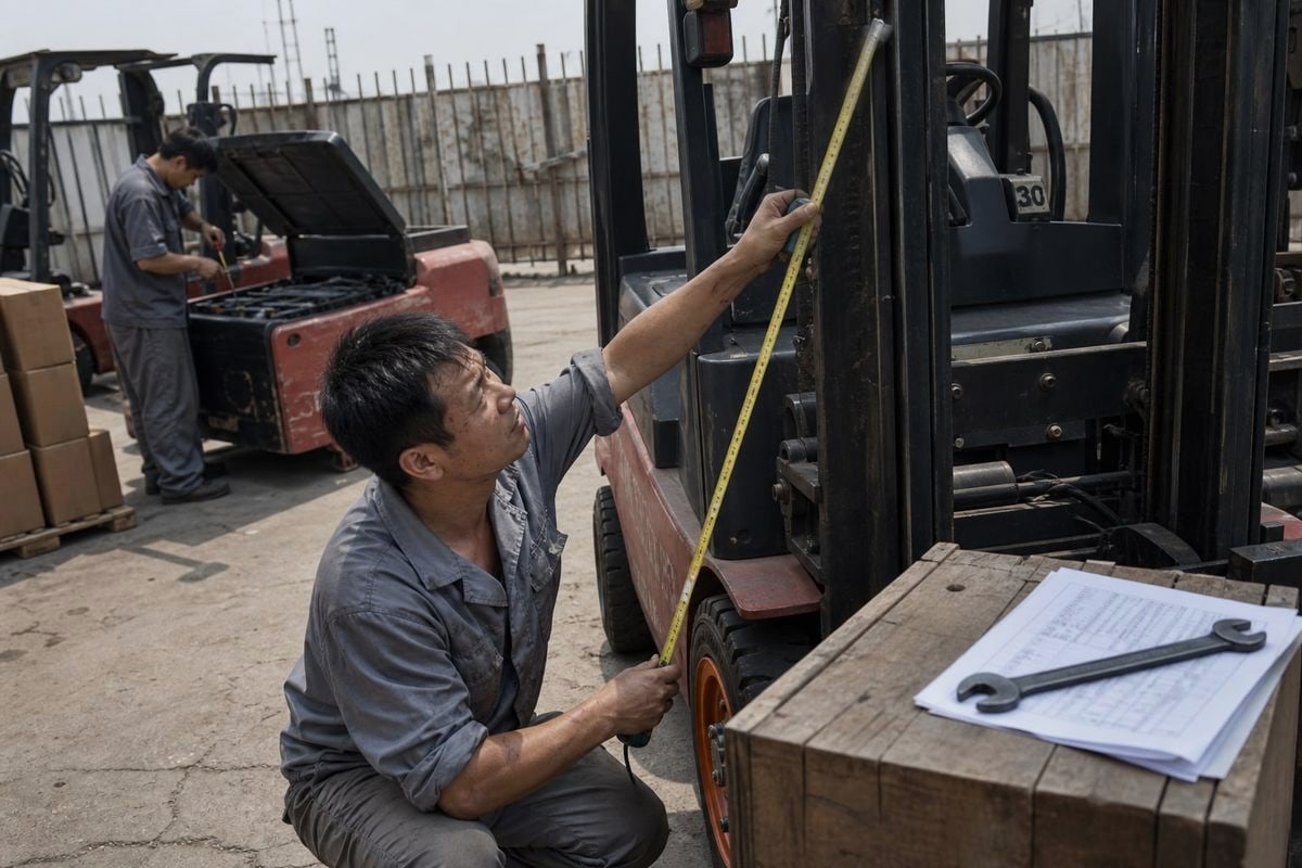 Lithium battery forklifts share the same 8427.10 HS code as electric models (ID#4)