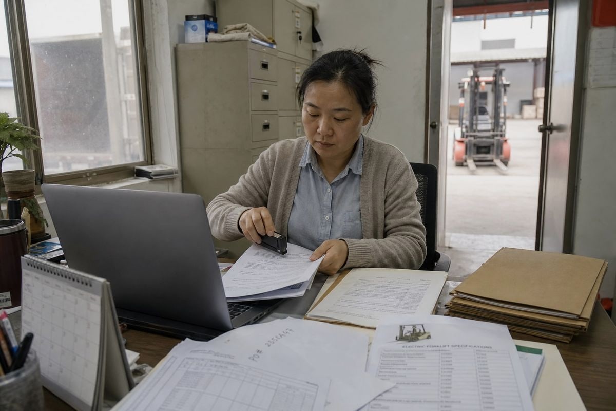 Forklift EU Certifications CE Marking and Declaration of Conformity certification required for electric forklift EU clearance (ID#4)