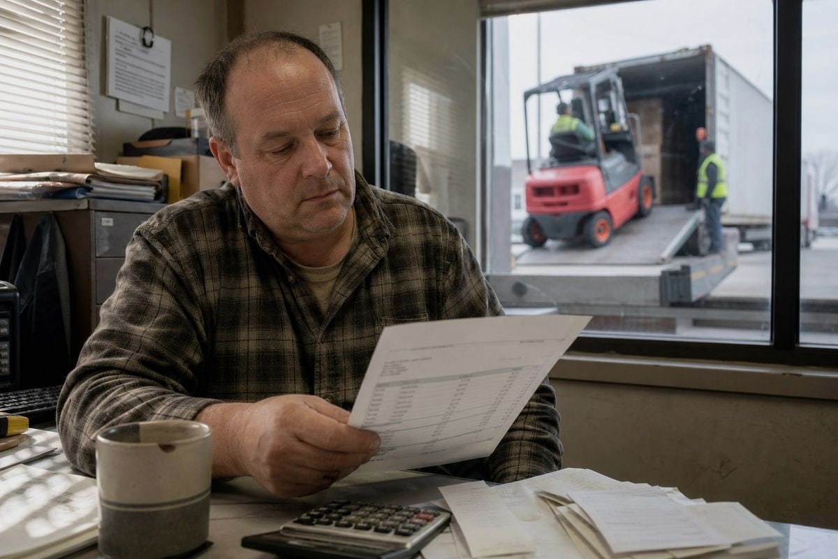 Import duties and 5% GST rates on electric forklifts entering Canada (ID#2)