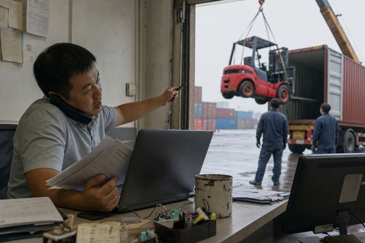 Freight forwarder arranges shipping while customs broker files entry and calculates import duties (ID#2)