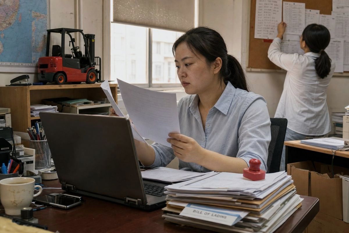 Forklift Shipping Documentation Proper documentation preparation to avoid customs delays for electric forklift shipments (ID#3)