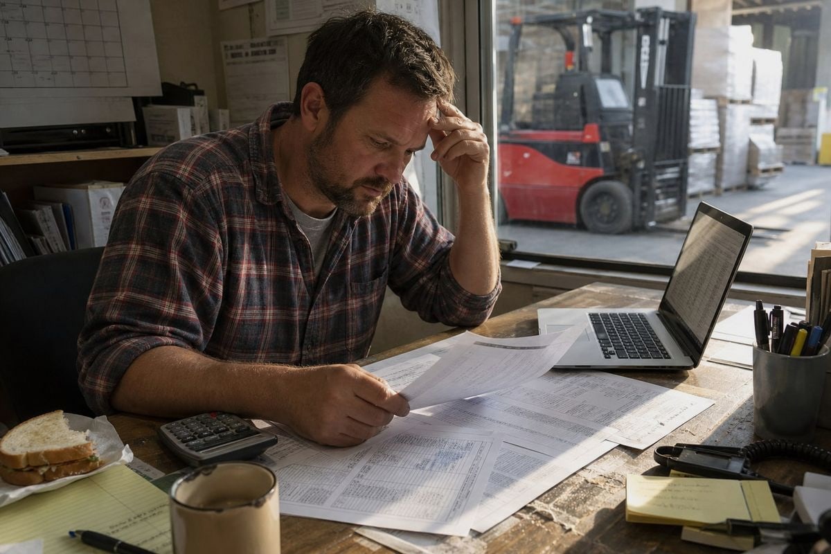 Calculating total landed cost to determine which forklift shipping method saves more money (ID#3)