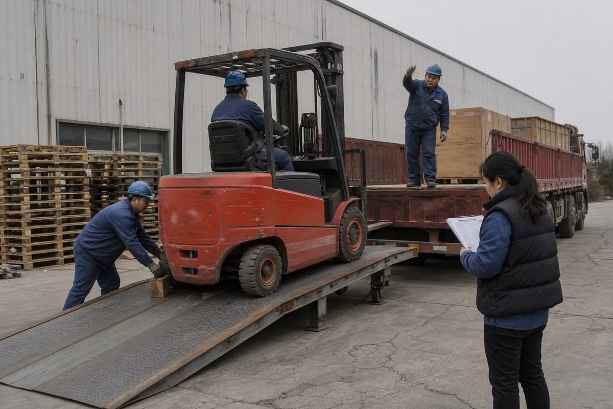 Complete Freight Quote Checklist Checklist showing complete freight quote elements for electric forklift shipping charges (ID#2)
