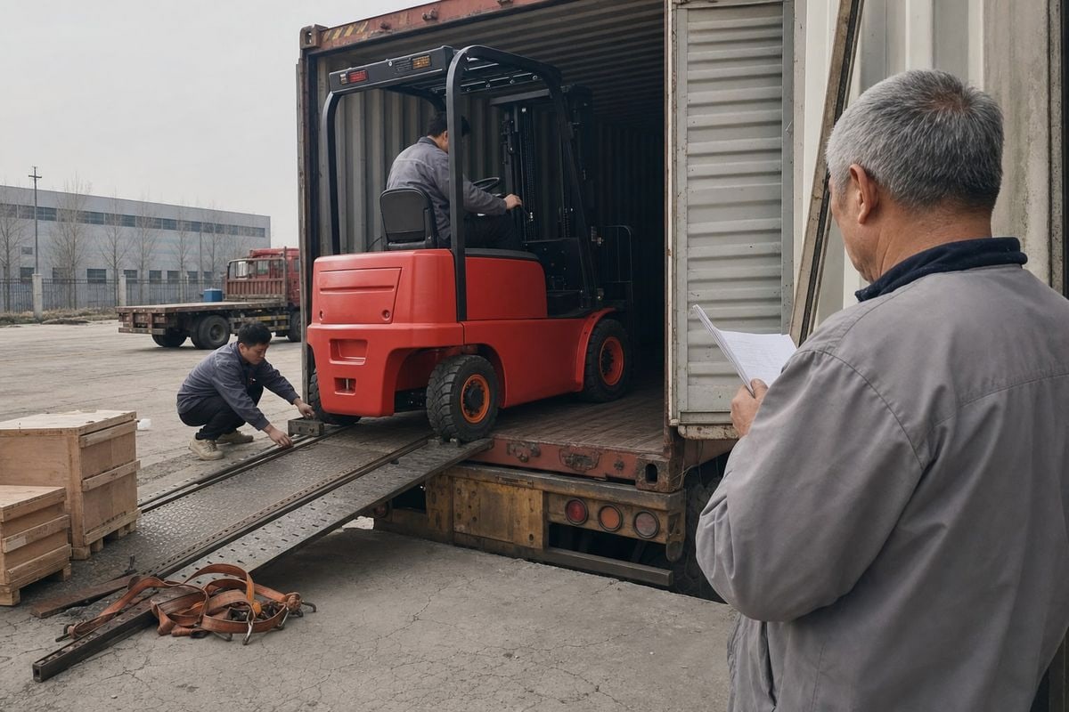 FCL vs LCL Shipping Comparison chart of FCL versus LCL shipping options for electric forklifts (ID#4)