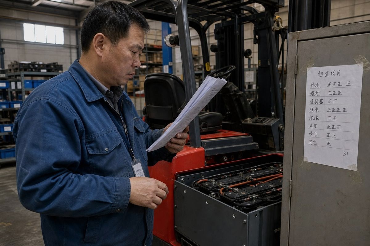 Required customs and dangerous goods documents for shipping lithium battery forklifts internationally (ID#3)