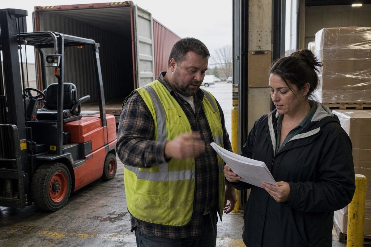 Number of electric forklifts that fit inside a 40FT or 40HQ shipping container (ID#4)