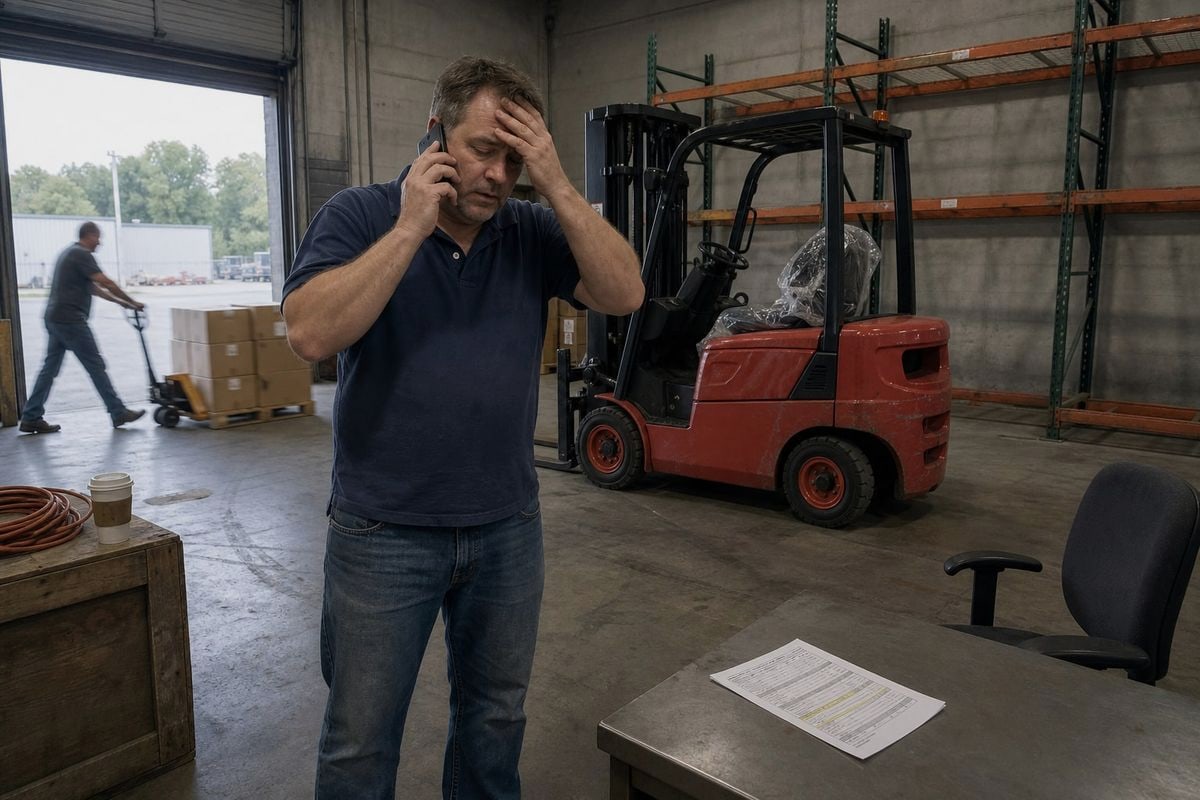 Extra shipping costs from customs delays and forklift storage fees (ID#5)