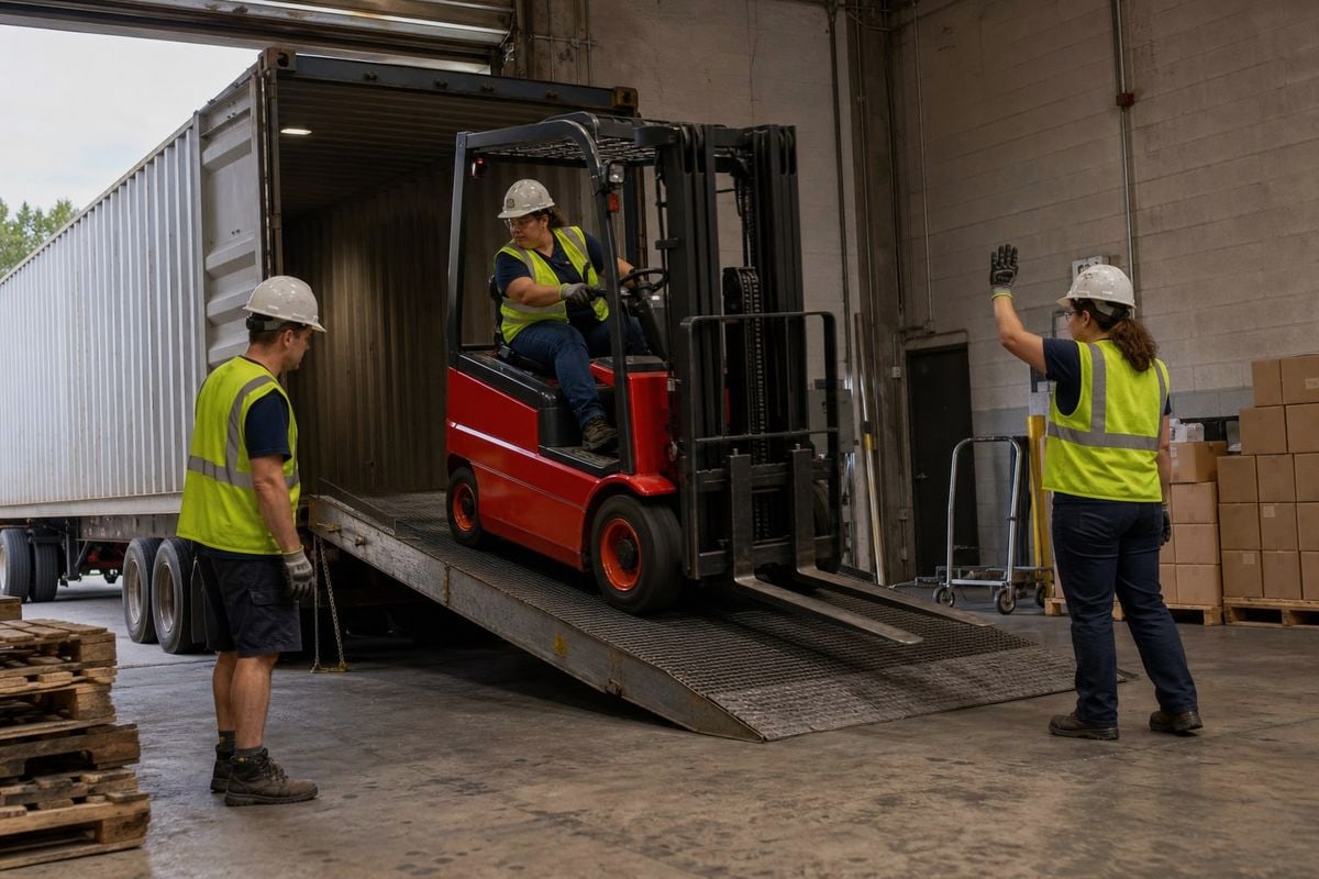 Free days allowed before demurrage charges apply to forklift import containers (ID#4)