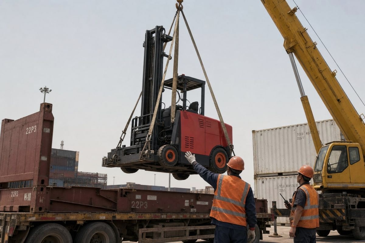 Best shipping routes and transit times for electric forklift cargo between China and US (ID#4)
