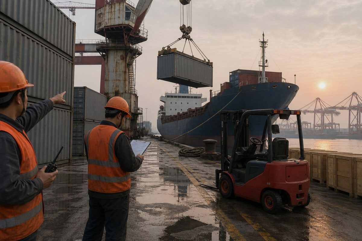 Transit time difference between direct shipping and transshipment routes for electric forklifts (ID#3)