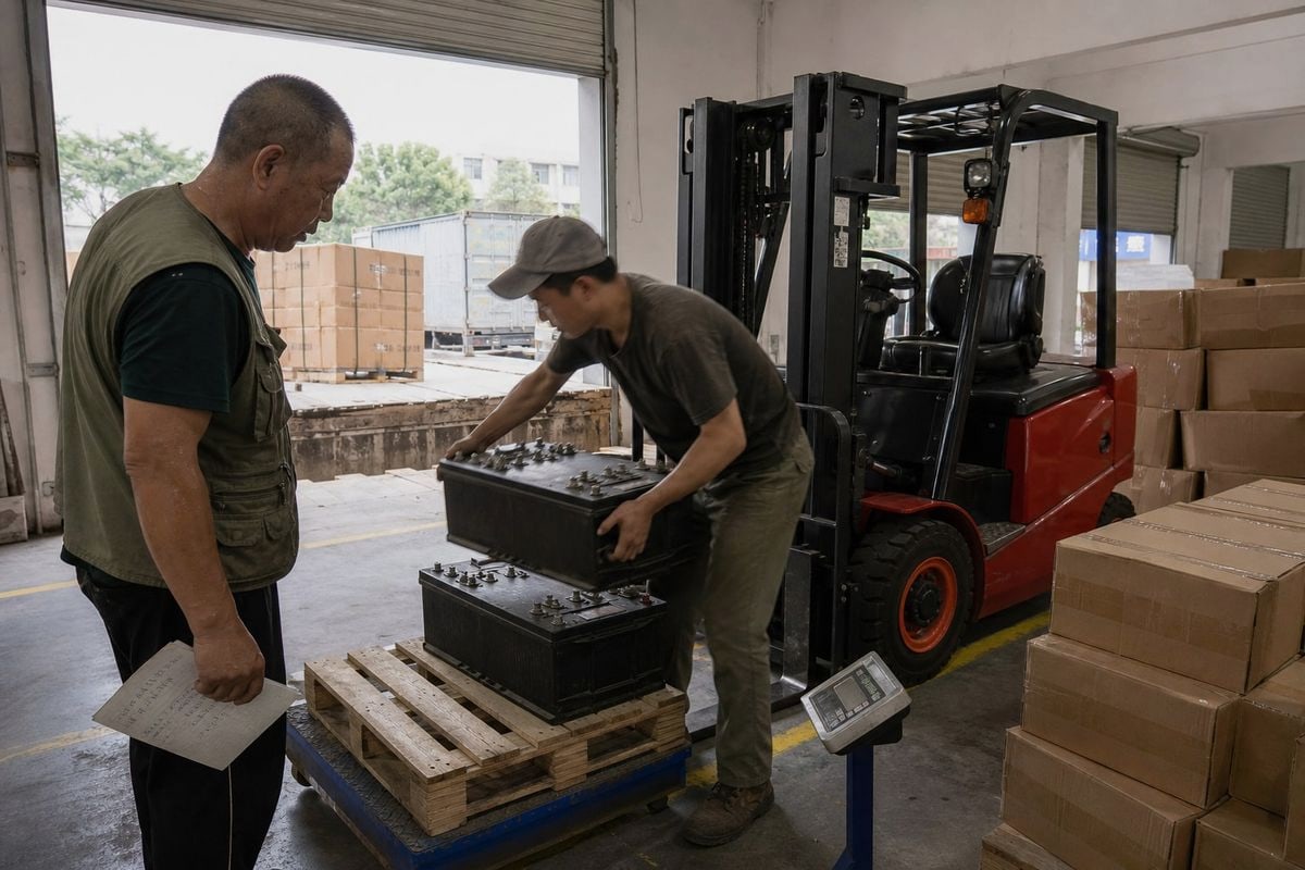 Battery weight and classification differences impact forklift freight shipping costs significantly (ID#2)