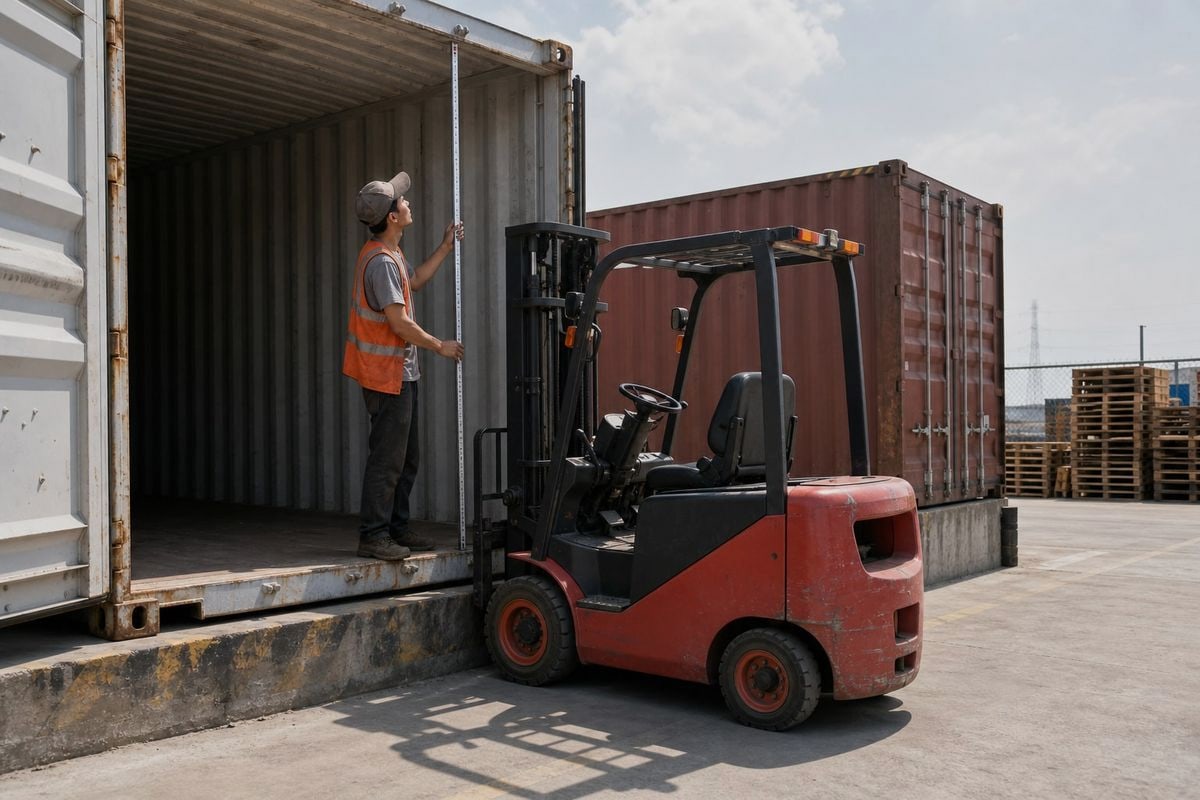 Electric forklift battery removal process affecting warranty during disassembled shipping (ID#4)