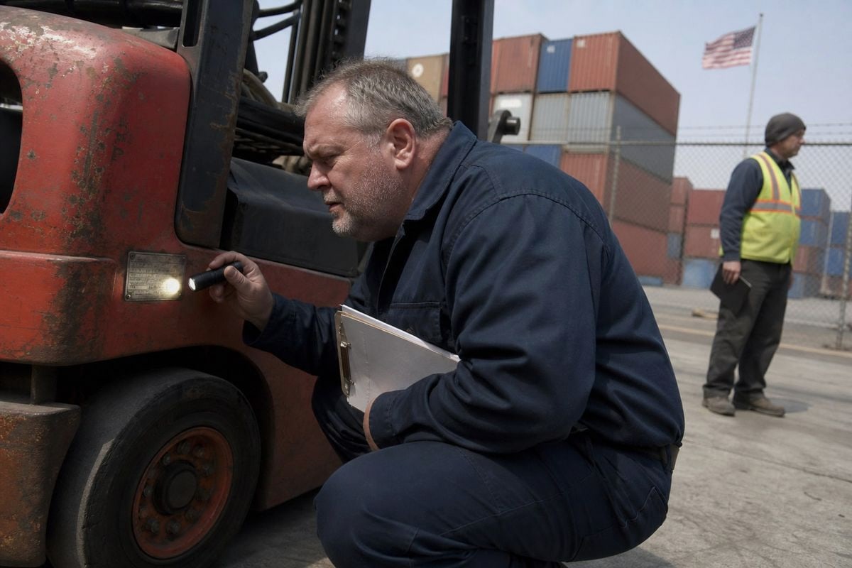 Customs duty comparison chart for new and used forklift imports under HS Code 8427 (ID#3)